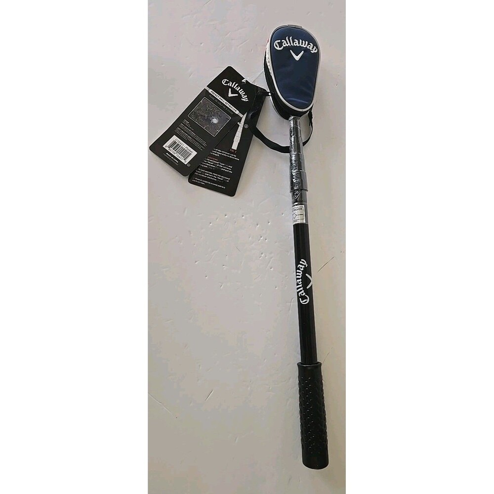 Callaway Pocket  Golf Ball Retriever Telescopic with Dual-Zip Headcover NWT